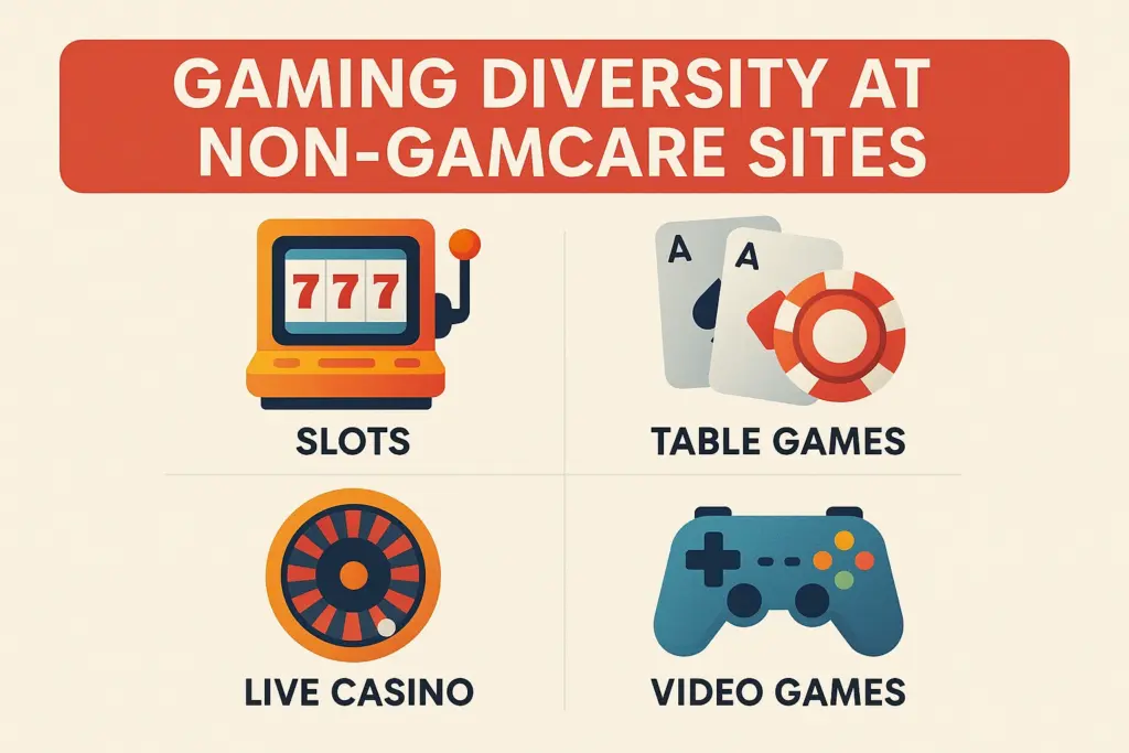 Gaming Diversity at Non-GamCare Sites

